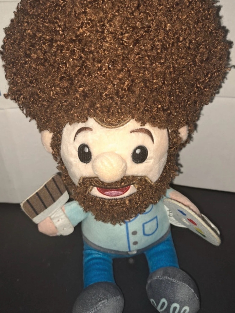 Bob Ross Plush Artist Stuffed Toy - Brown Hair & Beard - Picture 2 of 4